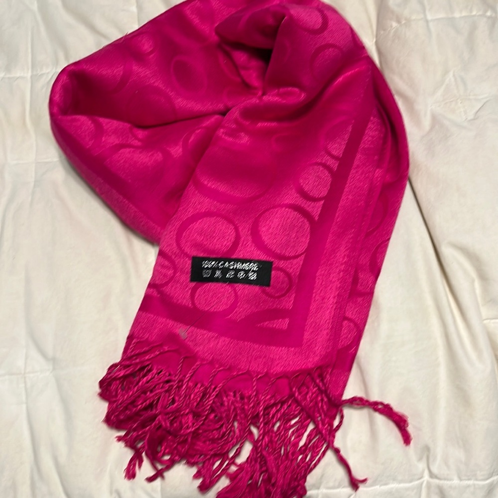 Bright pink PashMina scarf or shawl